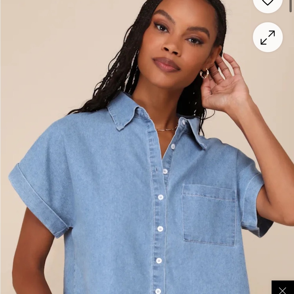 Light Blue Denim Shirt